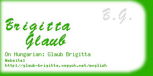 brigitta glaub business card